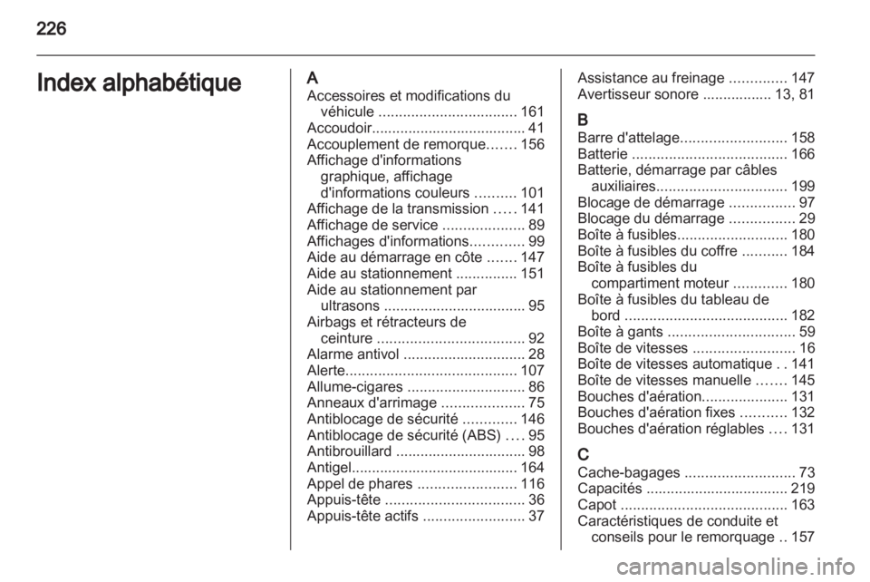 OPEL MERIVA 2012  Manuel dutilisation (in French) 