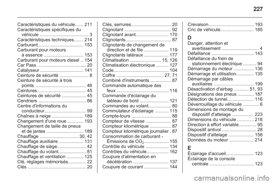 OPEL MERIVA 2012  Manuel dutilisation (in French) 