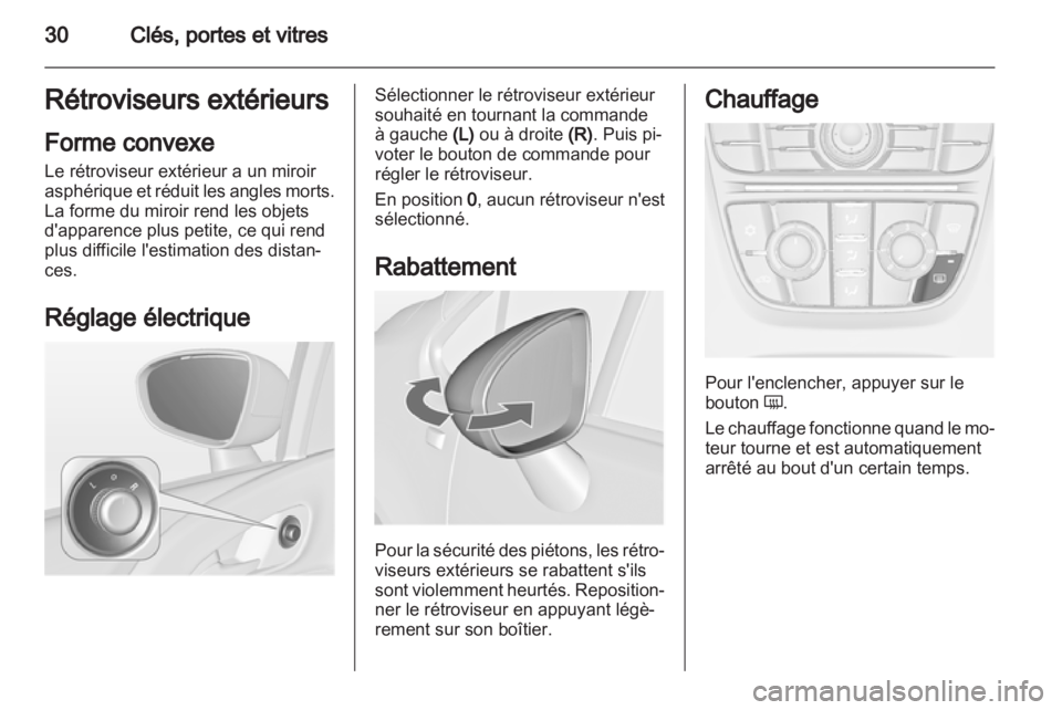OPEL MERIVA 2012  Manuel dutilisation (in French) 