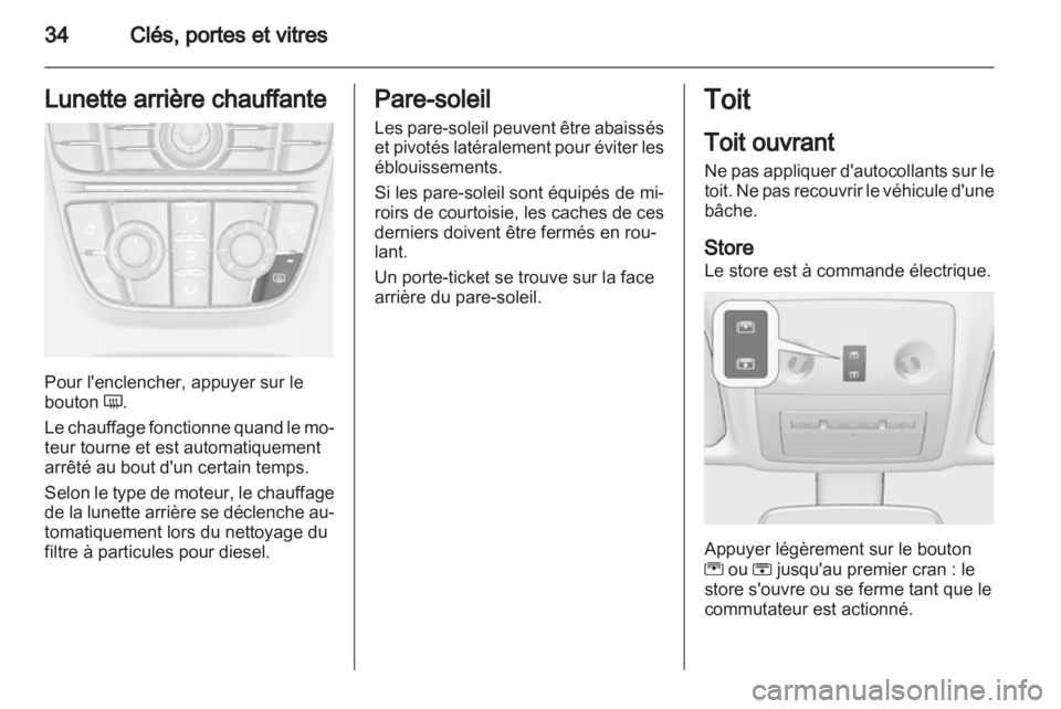 OPEL MERIVA 2012  Manuel dutilisation (in French) 