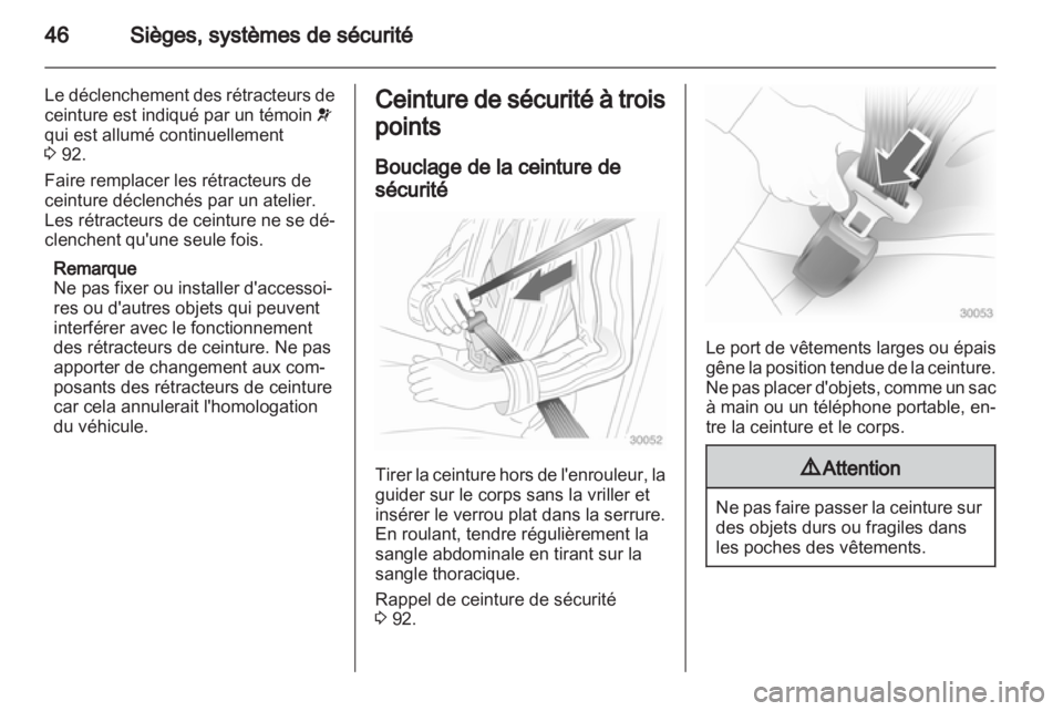 OPEL MERIVA 2012  Manuel dutilisation (in French) 