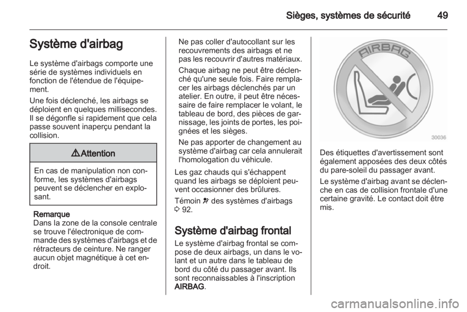 OPEL MERIVA 2012  Manuel dutilisation (in French) 