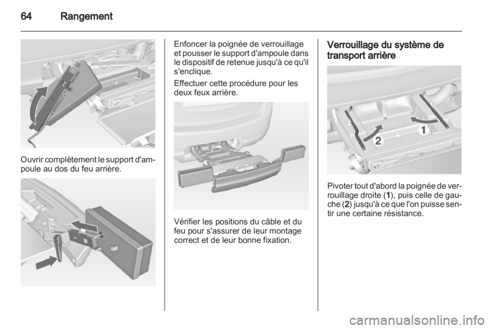 OPEL MERIVA 2012  Manuel dutilisation (in French) 