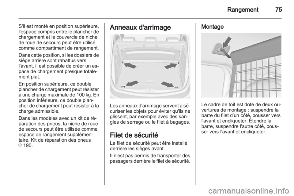 OPEL MERIVA 2012  Manuel dutilisation (in French) 