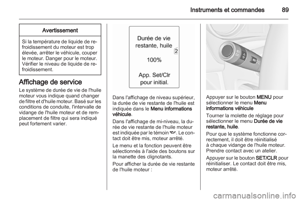OPEL MERIVA 2012  Manuel dutilisation (in French) 