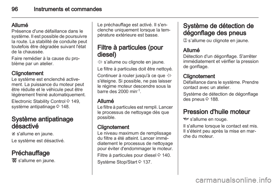 OPEL MERIVA 2012  Manuel dutilisation (in French) 