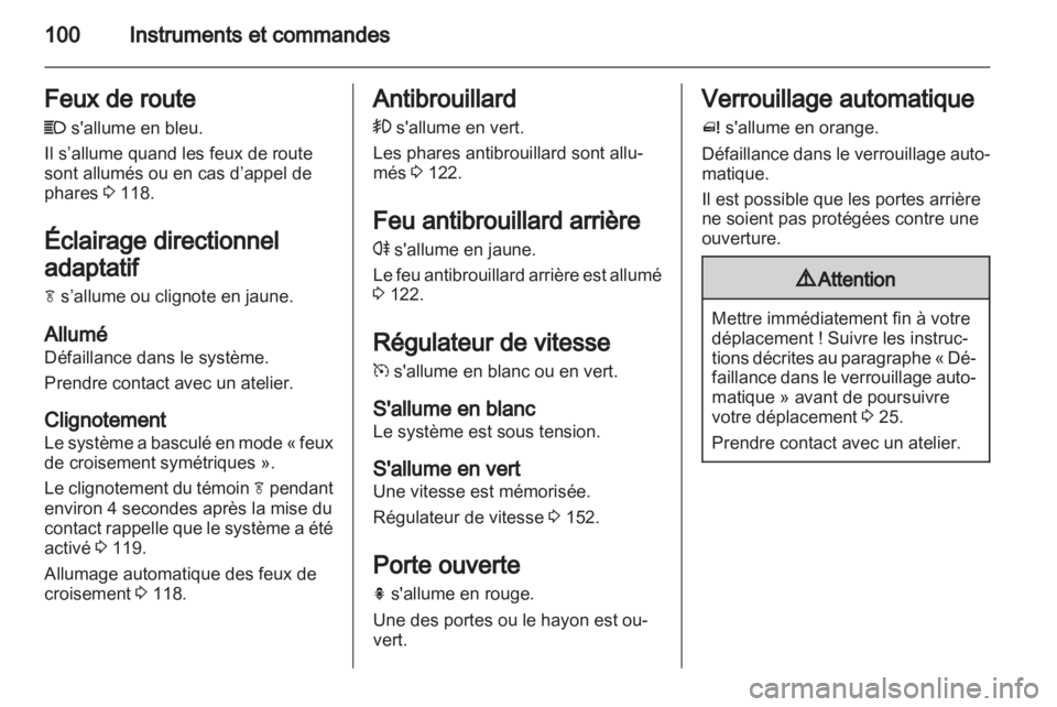 OPEL MERIVA 2012.5  Manuel dutilisation (in French) 