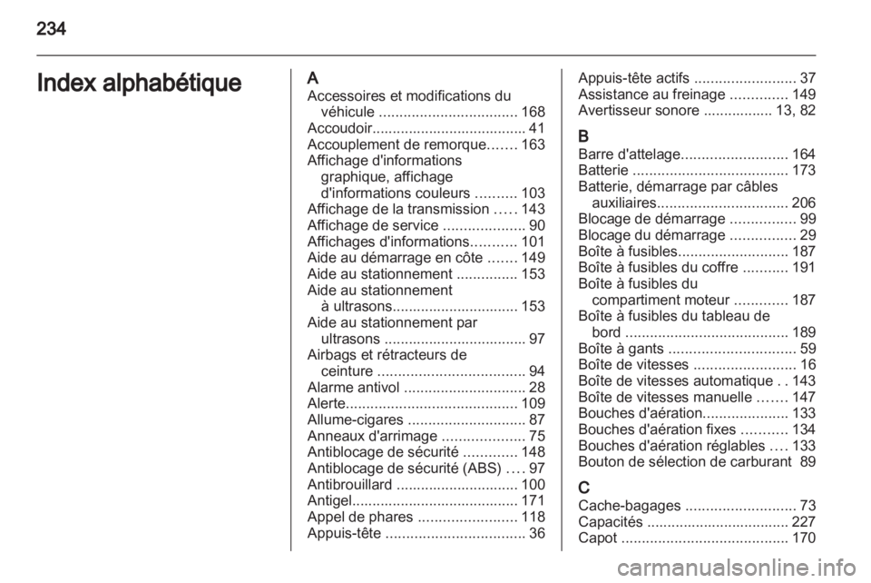 OPEL MERIVA 2012.5  Manuel dutilisation (in French) 
