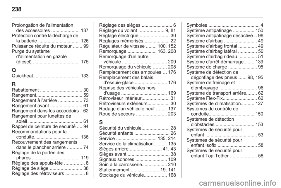 OPEL MERIVA 2012.5  Manuel dutilisation (in French) 