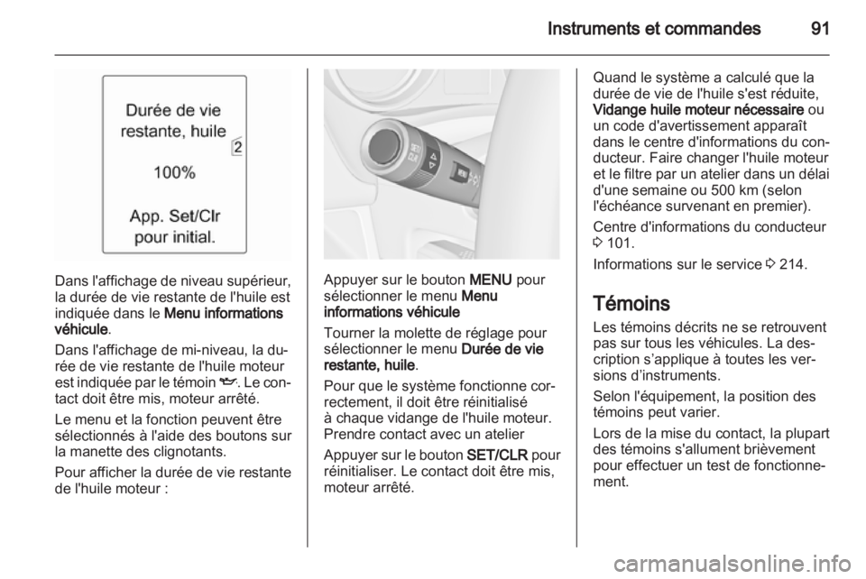 OPEL MERIVA 2012.5  Manuel dutilisation (in French) 