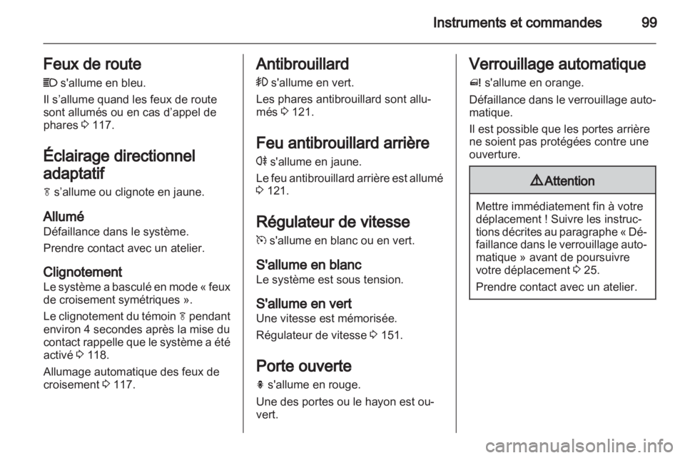 OPEL MERIVA 2013  Manuel dutilisation (in French) 