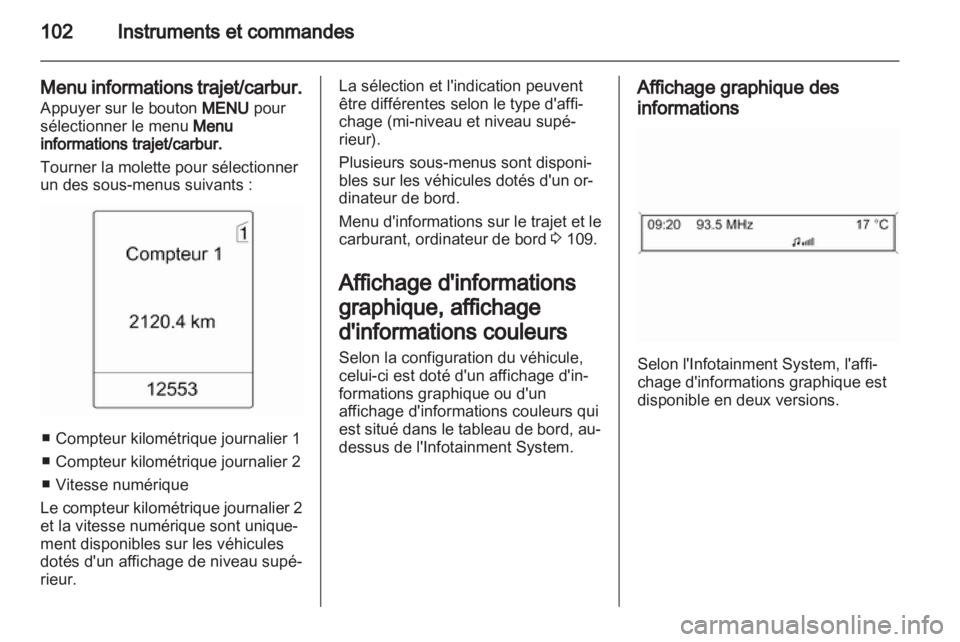 OPEL MERIVA 2013  Manuel dutilisation (in French) 