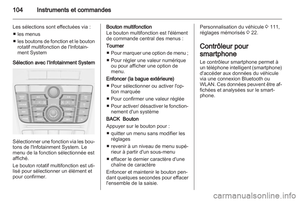 OPEL MERIVA 2013  Manuel dutilisation (in French) 