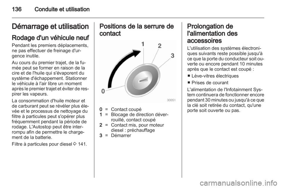OPEL MERIVA 2013  Manuel dutilisation (in French) 