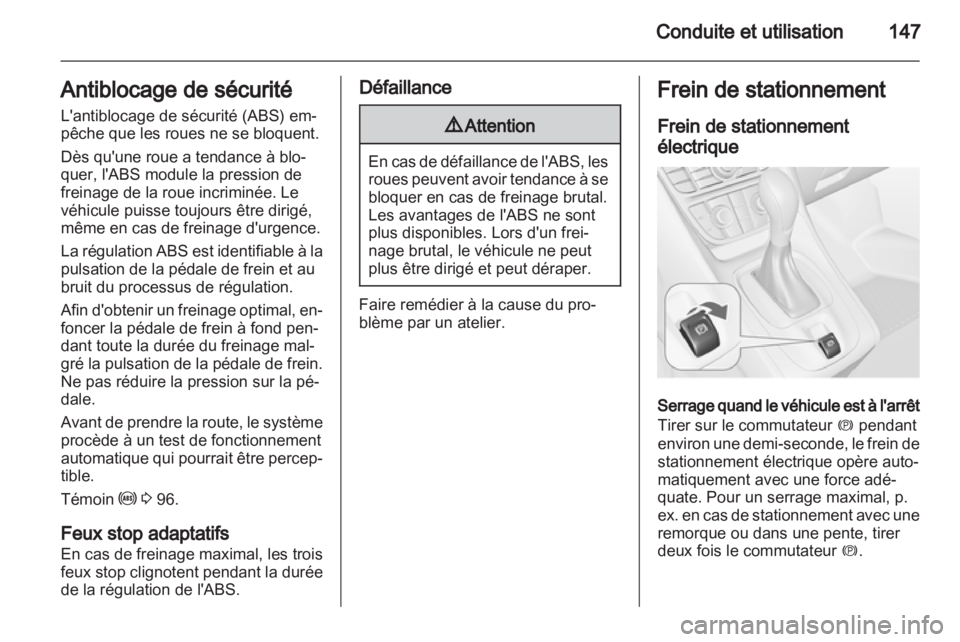 OPEL MERIVA 2013  Manuel dutilisation (in French) 