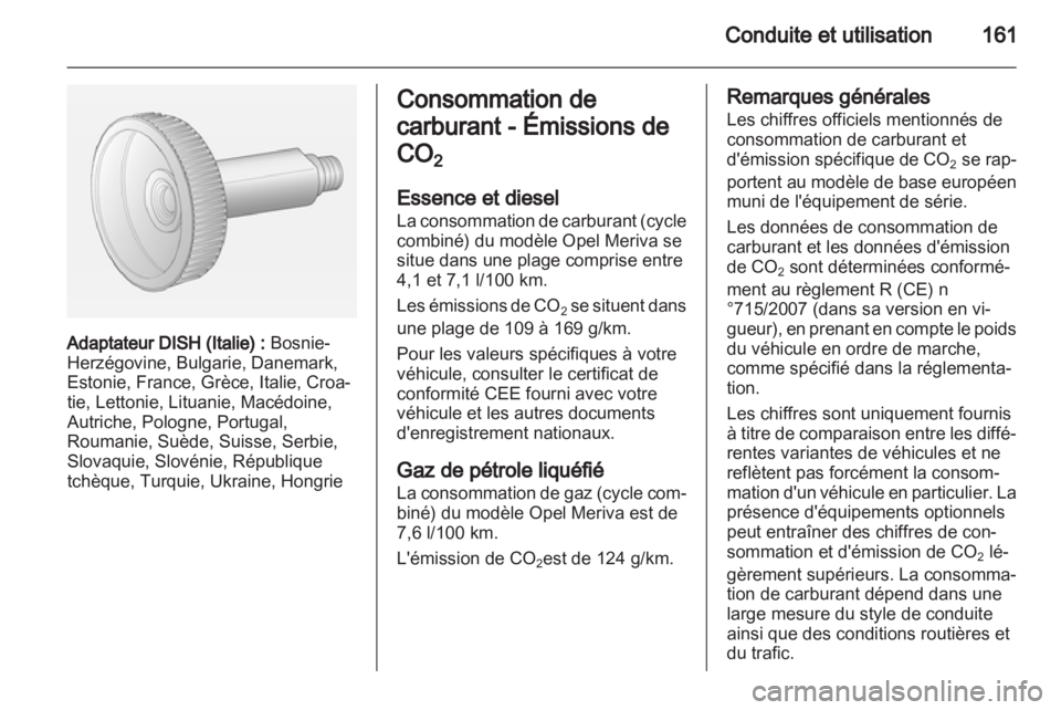 OPEL MERIVA 2013  Manuel dutilisation (in French) 