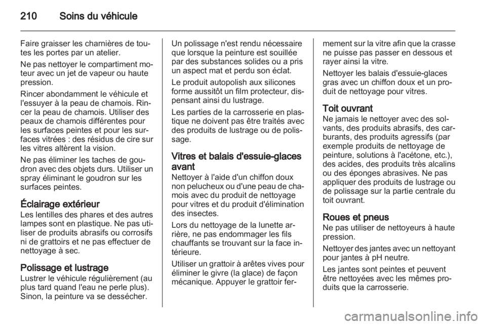 OPEL MERIVA 2013  Manuel dutilisation (in French) 