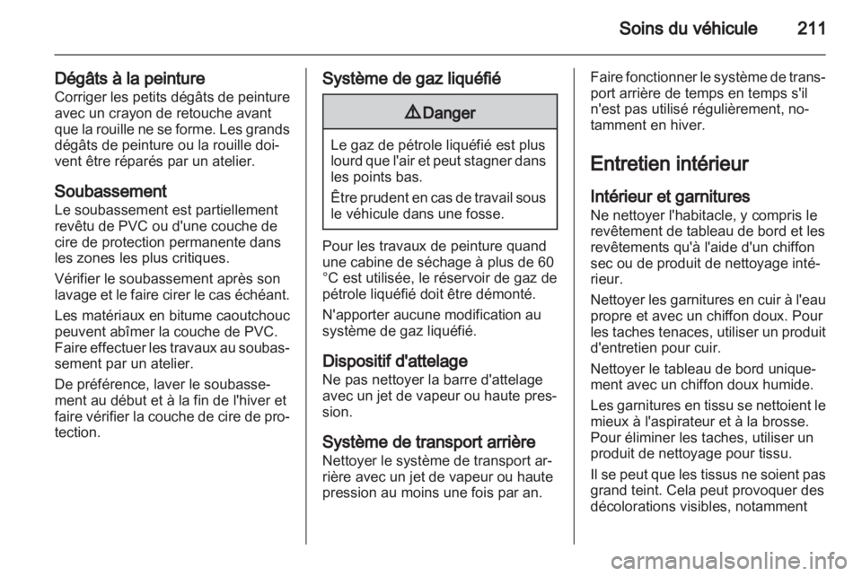 OPEL MERIVA 2013  Manuel dutilisation (in French) 