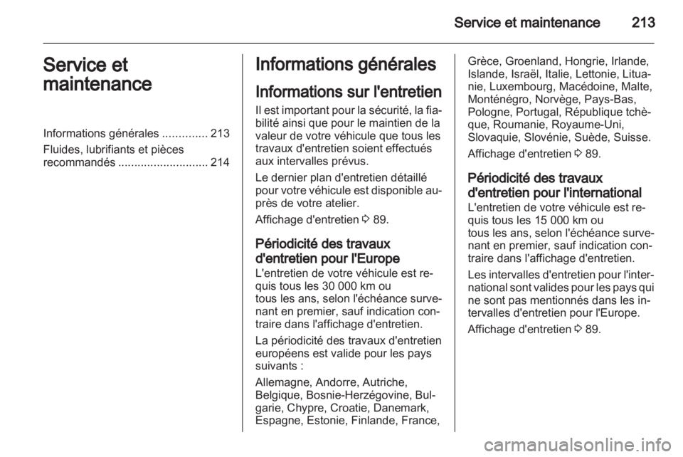 OPEL MERIVA 2013  Manuel dutilisation (in French) 