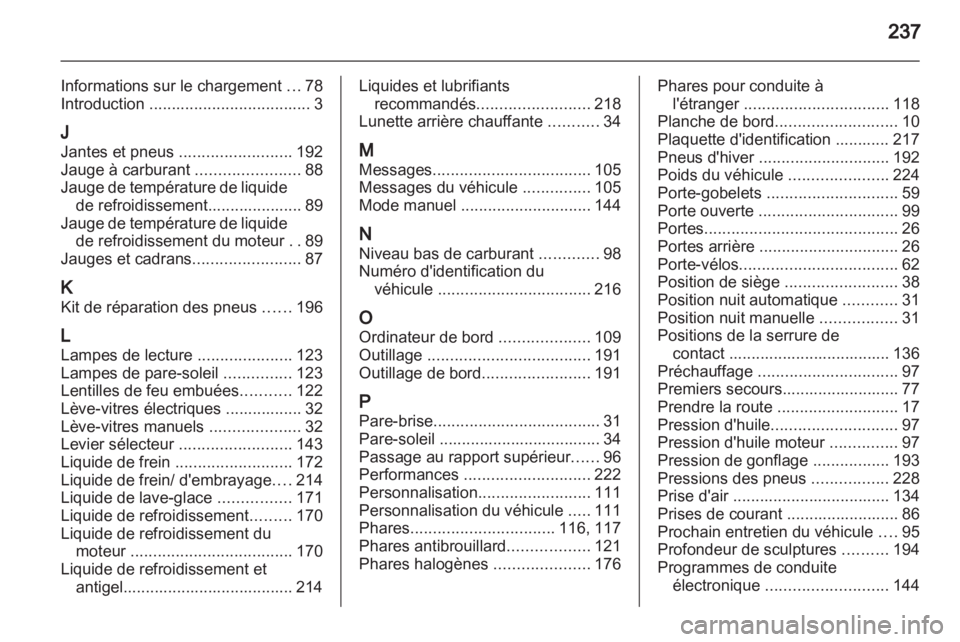 OPEL MERIVA 2013  Manuel dutilisation (in French) 