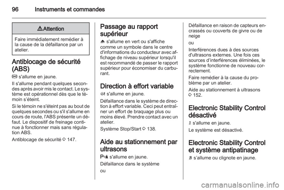 OPEL MERIVA 2013  Manuel dutilisation (in French) 