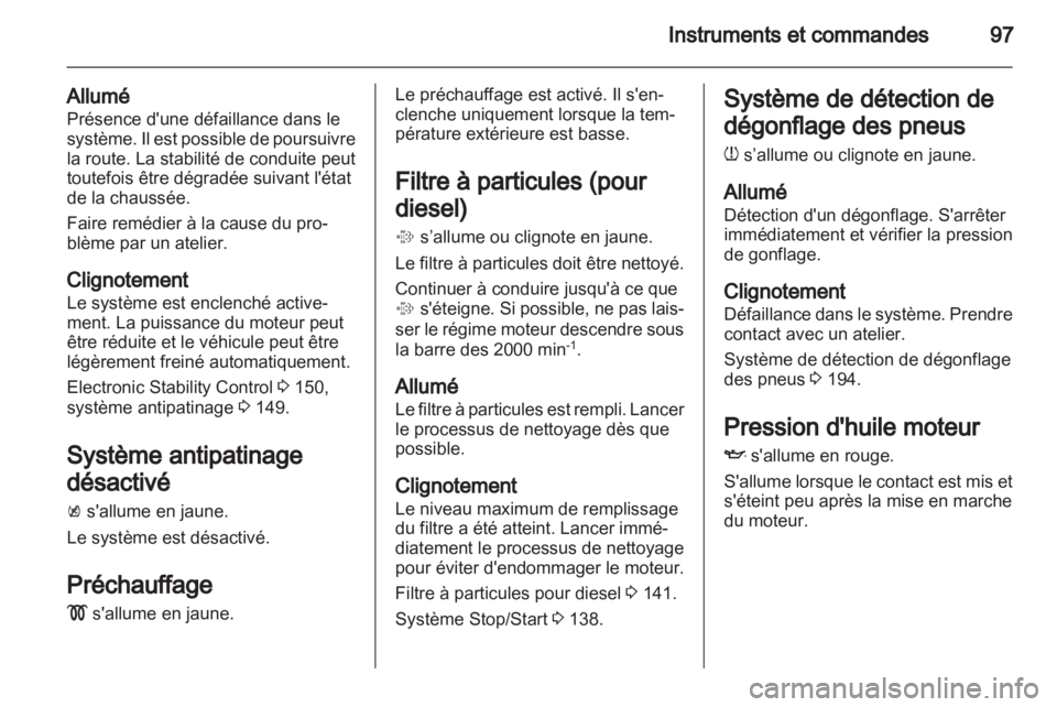 OPEL MERIVA 2013  Manuel dutilisation (in French) 