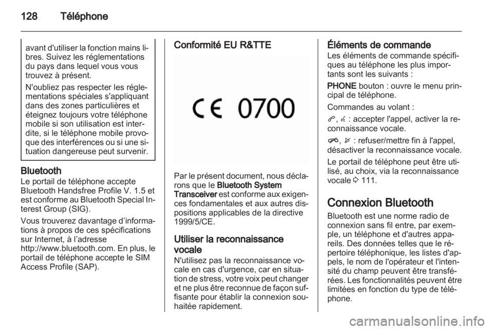 OPEL MERIVA 2013.5  Manuel multimédia (in French) 
