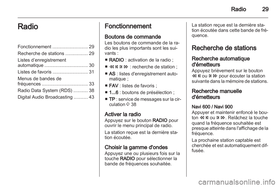 OPEL MERIVA 2013.5  Manuel multimédia (in French) 