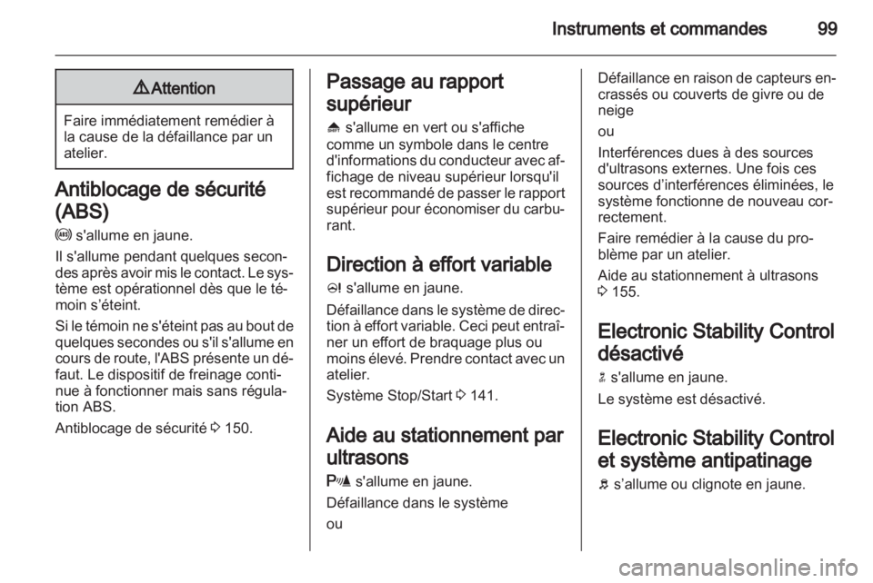 OPEL MERIVA 2013.5  Manuel dutilisation (in French) 