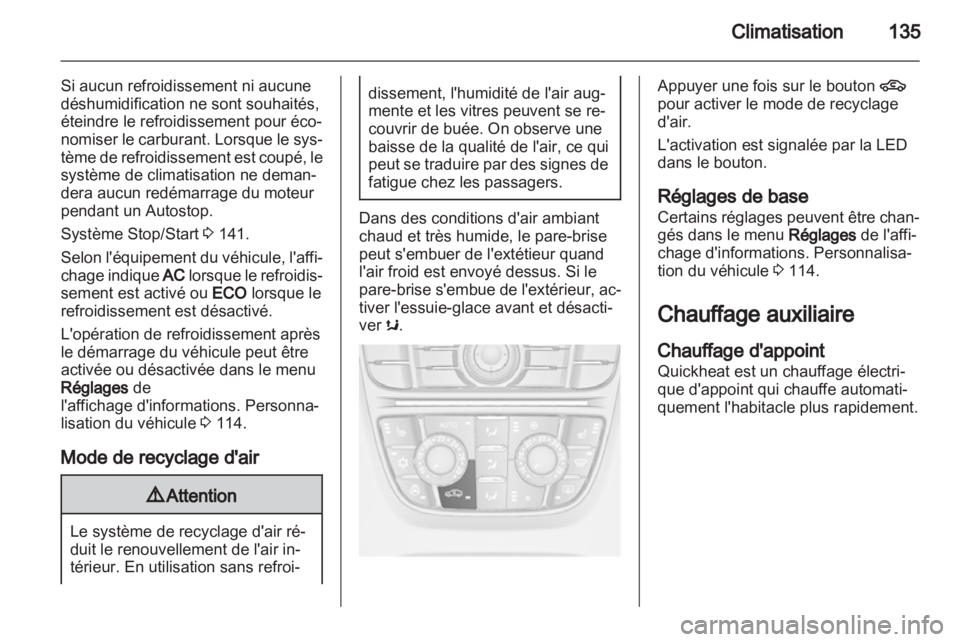 OPEL MERIVA 2013.5  Manuel dutilisation (in French) 