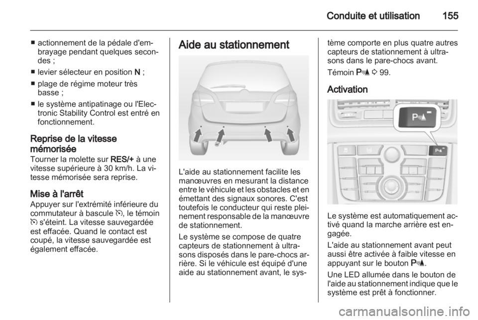 OPEL MERIVA 2013.5  Manuel dutilisation (in French) 