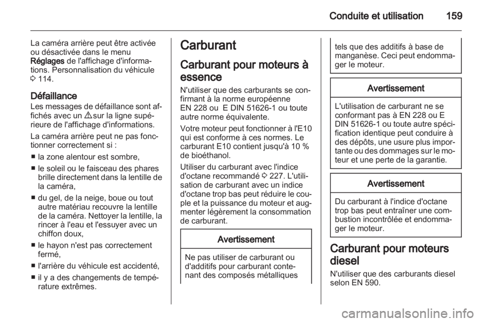 OPEL MERIVA 2013.5  Manuel dutilisation (in French) 