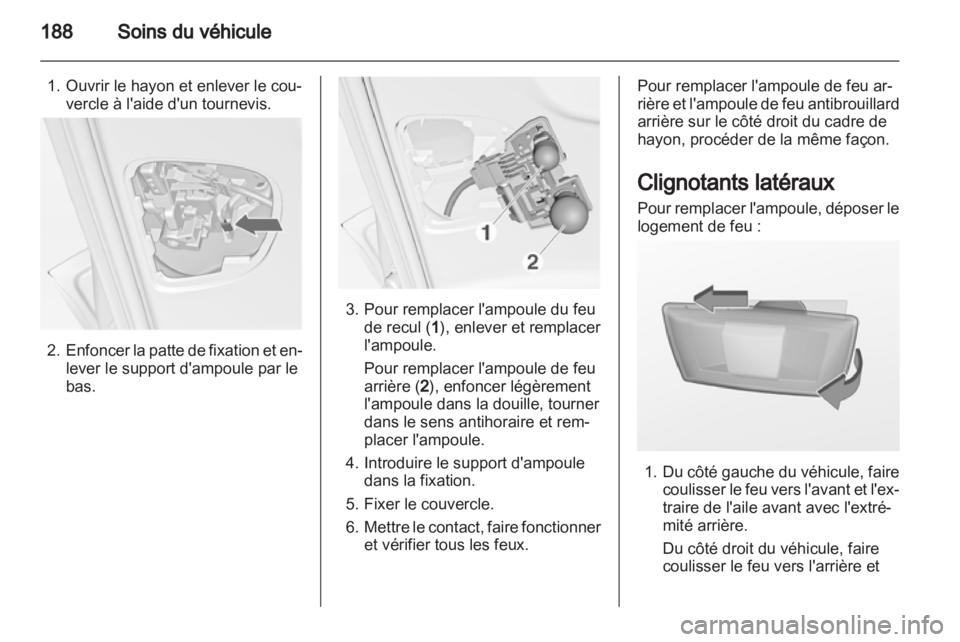 OPEL MERIVA 2013.5  Manuel dutilisation (in French) 