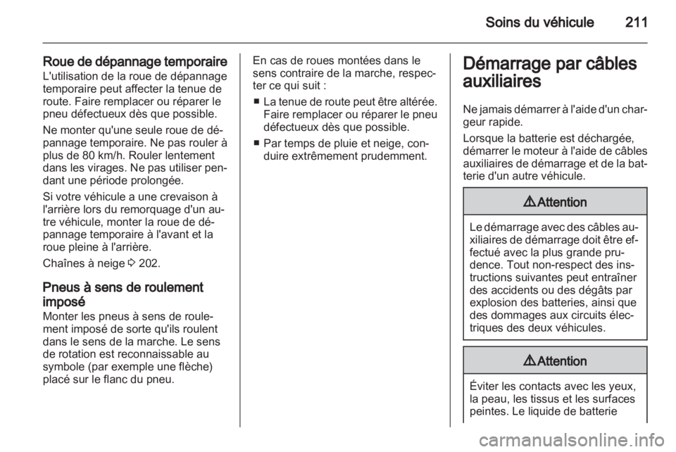 OPEL MERIVA 2013.5  Manuel dutilisation (in French) 