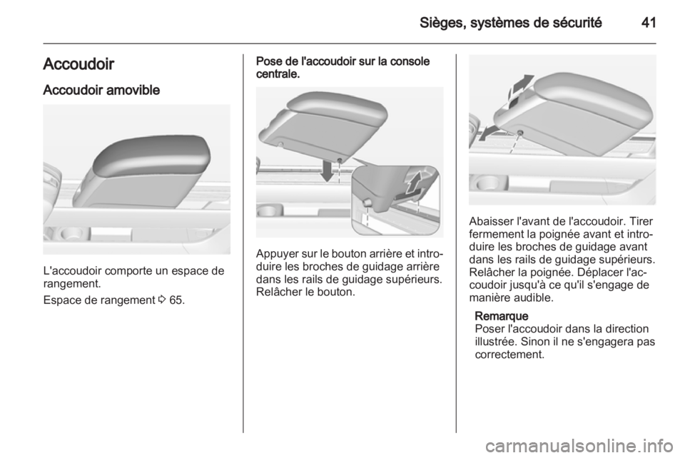 OPEL MERIVA 2013.5  Manuel dutilisation (in French) 