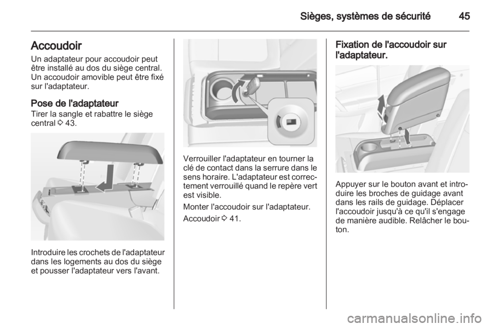 OPEL MERIVA 2013.5  Manuel dutilisation (in French) 