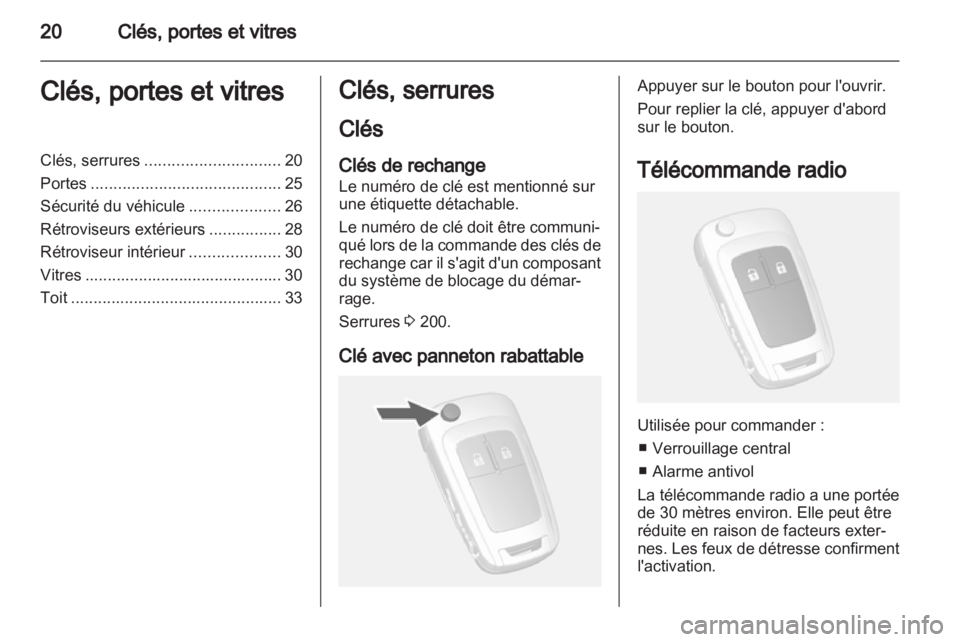 OPEL MOKKA 2013  Manuel dutilisation (in French) 