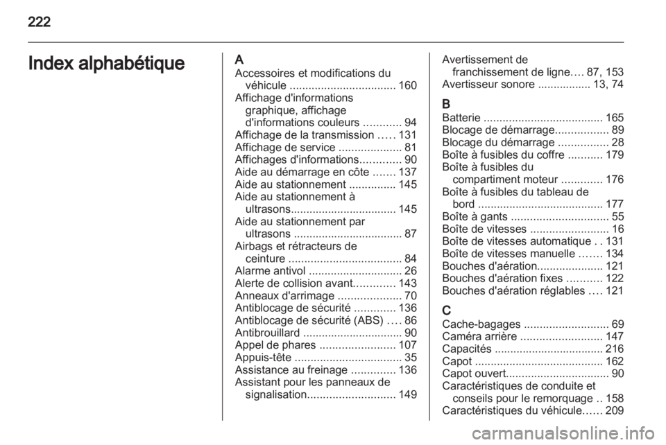 OPEL MOKKA 2013  Manuel dutilisation (in French) 