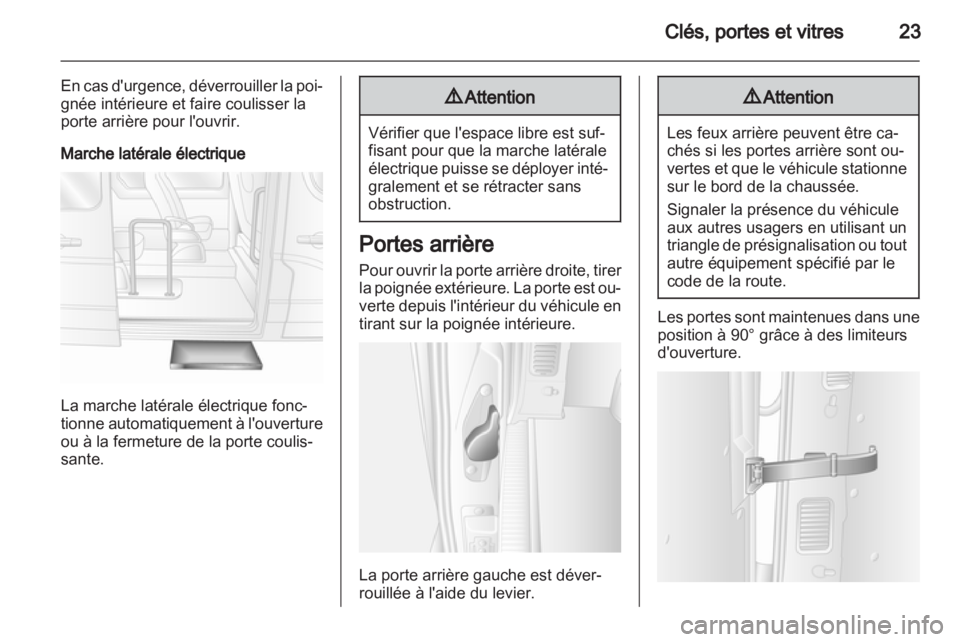 OPEL MOVANO_B 2011.5  Manuel dutilisation (in French) 