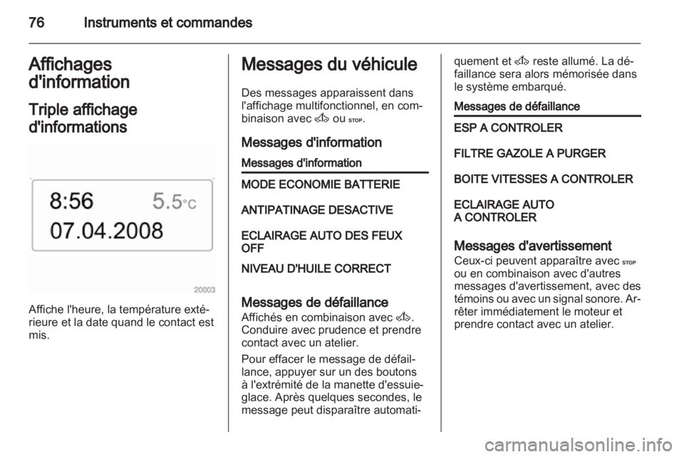 OPEL MOVANO_B 2011.5  Manuel dutilisation (in French) 