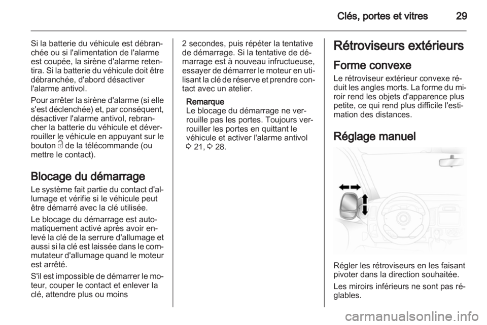 OPEL VIVARO 2011.5  Manuel dutilisation (in French) 