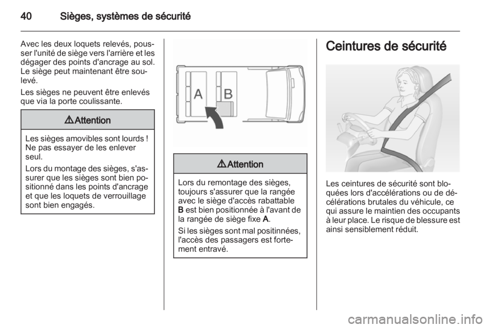 OPEL VIVARO 2011.5  Manuel dutilisation (in French) 