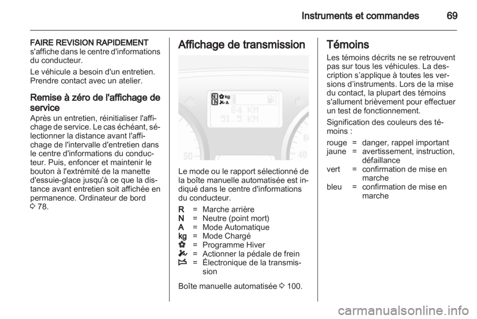 OPEL VIVARO 2011.5  Manuel dutilisation (in French) 