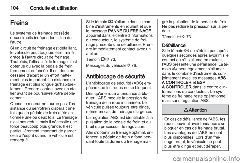 OPEL VIVARO 2012  Manuel dutilisation (in French) 