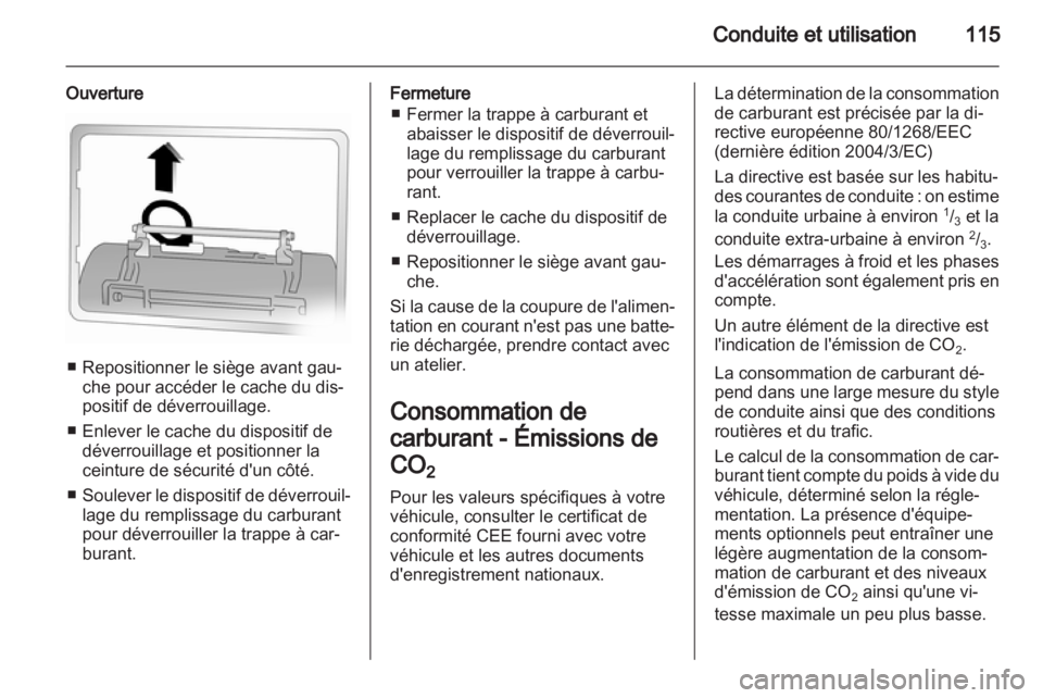 OPEL VIVARO 2012  Manuel dutilisation (in French) 