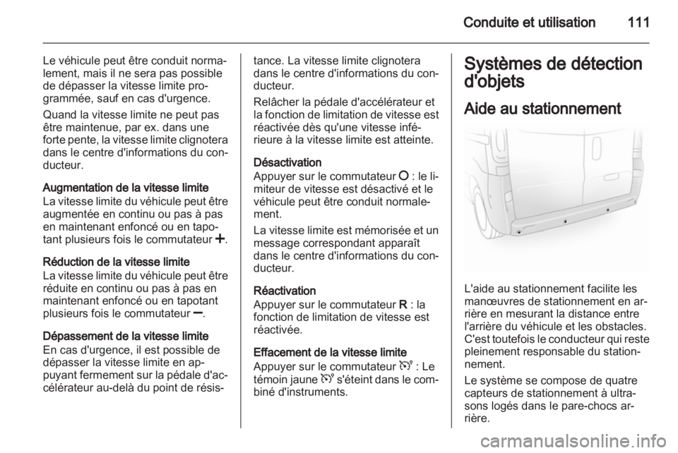 OPEL VIVARO 2013  Manuel dutilisation (in French) 