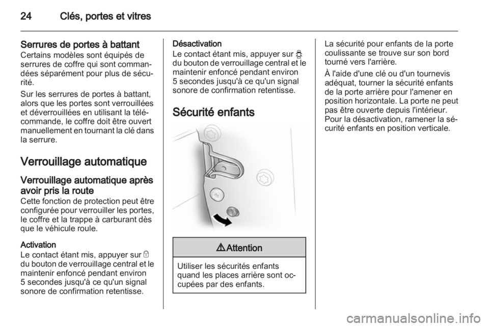 OPEL VIVARO 2013  Manuel dutilisation (in French) 