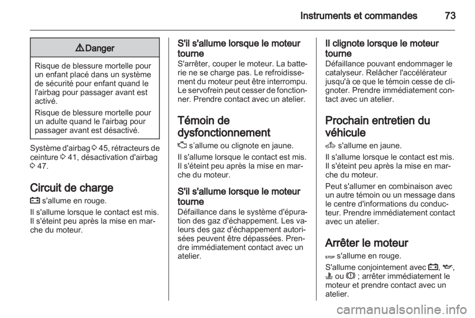 OPEL VIVARO 2013  Manuel dutilisation (in French) 