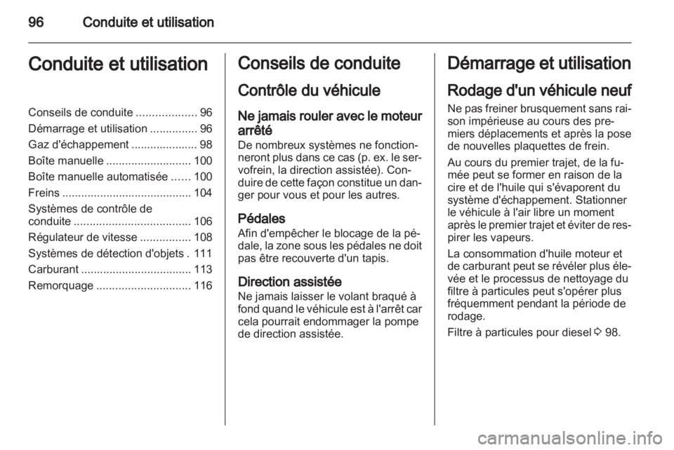 OPEL VIVARO 2013  Manuel dutilisation (in French) 