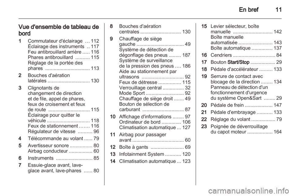 OPEL ZAFIRA 2010.5  Manuel dutilisation (in French) 